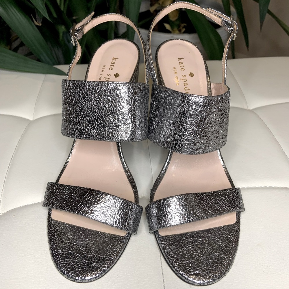 Boss Lady Kate Spade ♠️ Metallic Heels